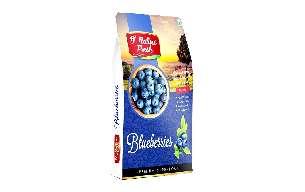 D'nature Fresh Blueberries    Box  200 grams